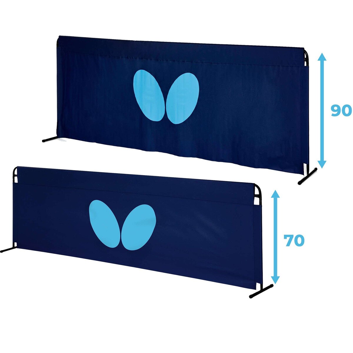 Butterfly Europa Barrier Double Brace Tall 90cm - Comparison 70cm & 90cm
